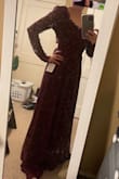 Love my dress! It's a little long because I'm short but love it. It's perfect for my September wedding I'm attending, just what I wanted. TY! Fast shipping. Not the best pictures of me in it lol. - Michelle P.