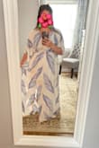 I loved it. It's beautiful and comfortable! Kept me from overheating in our hot and humid weather. It does run a little long. - Daisy N.