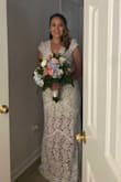I bought this dress for my small backyard wedding, and it was perfect for the occasion! The fit was perfect, the style as well and it was very comfortable. 100% recommend it. - Pamela V.