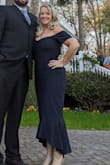 This dress is the best thing I've ever ordered!  It is so well made, classy, holds you in well, I felt beautiful in this dress!  It was a tiny bit on the tighter side, so I might have done better with a large but I loved it! - Amy J.