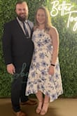 I really liked this dress, the material was nice and not see through (there is a white fitted skirt underneath). I have wide hips/thighs so i had to pin the underskirt to my spanx so it wouldn't ride up but that did the trick! It was very comfortable up top, i did not need to wear a bra with it. Highly recommend! - Chelsea M.