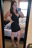This is my first little black dress and I am OBSESSED!! I originally ordered a large, but the straps were too loose and kept falling down, so I exchanged it for a medium. This dress is so dang flattering, I didn't need to wear a bra, and I got so many compliments all night long! One thing I can say is that I wish there was a hook at the top of the zipper because I did have an issue with the zipper coming undone a bit, but it's not a huge issue. I still love this dress! - Samantha L.