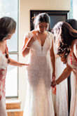 I absolutely love this dress. I tried tons of dresses, and this one was the perfect one. Bride shop dresses are very uncomfortable and heavy. As soon as I tried this one, I felt like the most beautiful bride in the world. My sister and niece also used dresses from lulus.
Thank you for existing, lulus! - Lina F.