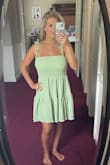 Love this dress. It's a little on the loose side for a small and the stitching is a little off but I love the color and style. - Brandy P.