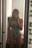 The pattern is super cute! However it gives me super weird vibes in the back. The bottoms in the back is super low waisted which isn't for me. It would be super cute as a full one piece or as a bikini but trying to combine the two makes it fit a little awkward. Still cute though and I love the material! - Megan M.