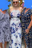 I love this dress!! I wore it to my bridal shower and got so many compliments. At first I was nervous about how the girls would look but I just had the top tied really tight to lift them a little and keep them in place. - Emily S.