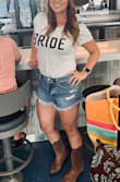 Wore this on my bachelorette party and it was super comfortable and light weight. - Kate C.
