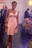 The dress fit perfectly however I wanted the dress all one length so I had it cut. - Sonya A.