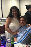 Honestly loved wearing this dress to my rehearsal dinner! The one downside is that the upper cut of the dress makes it nearly impossible to wear any type of bra. I have a large chest and ended up having to wear stickies. I was comfortable and the dress looked great, but just be wary if you have a large chest or a conservative family lol. - Maria K.