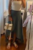 This skirt is so beautiful, long and flowy!! The material was really good also, and fit true to size. - Francesca G.