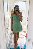 This is honestly one of the most flattering dresses I've ever worn! Absolutely pick this up if you can get your hands on it - you won't regret it! - Julia F.