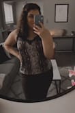 Love this top. A little snug at the top, if you have a big chest go a size up! But fits good and looks great. - Deanna D.