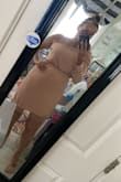 This dress is literally perfect! It fits SO well and is beautiful, I was very nervous about the purchase because I was concerned of the fit. It definitely fits true to size, I cannot say enough about this outfit. I love it. Go buy it. NOW!
P.S. excuse my dirty mirror! - Hannah W.