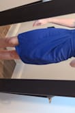 Great dress, only thing to keep in mind is that you need seamless underwear and the blue is more royal blue (definitely brighter than how it is pictured on the model) - Mandy E.