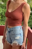 Love the comfort and support this provides. I personally don't always like to wear bras, but this will work with petals of a strapless. - Melanie K.