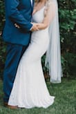 This dress was perfect for my backyard wedding. It was so comfortable and only needed slight alterations to shorten it since I was wearing flat sandals. - Kara Q.