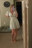 Love this dress and its garden party vibes! Super cute and a great length. Planning on wearing it for my rehearsal dinner in October! - Taylor B.