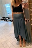 Love this skirt! I wore it high waisted with a cropped cami and it was perfect for our little getaway weekend! Also great for date night! Got lots of compliments! - Courtney E.