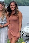 This dress is perfect for any summer event and is very flattering with the way it ties! - Emily