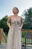 I have a bigger chest, small waist, and big hips and this dress highlighted every inch of my body in the best way. Love that it has pockets and it's lined. Peak-a-boo is classy and not too big. Very flattering, I've gotten so many compliments on it and people saying how it "makes me glow". - Sadie G.