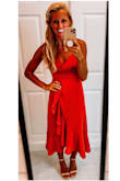 Perfect dress for a summer event. I wore matching Lulus heels. - Allison R.