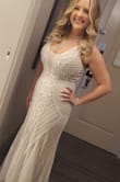 This dress was perfect for the vintage style I was going for for my wedding. - Heather G.