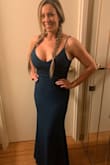 This dress is amazing! I wore it to a wedding and got so many compliments on it. The material is thick but still has a good amount of stretch and lays perfectly. The dress was long on me even with heels so I had it hemmed a few inches. The straps are adjustable so it makes the sizing very versatile. Now I want every color! - Mariah W.