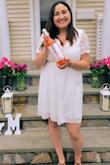 Loved this dress! I was hesitant at first if it was going to fit but it did and I even had some breathing room. I loved the lace details and how it was fitted on top but not on the bottom. This dress was perfect for my engagement party! - Alexis E.