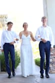 Great quality. The fit was amazing. I had to have it altered slightly at the bottom so my toes didn't catch it but only about 1/2inch. I felt like a princess on my wedding day. It was so comfortable and easy to move around in. I would definitely recommend this company!! - Traci J.