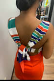 Loved the dress! Color was perfect and I got so many compliments! I will say my hips were a little snug in it but not to the point where I would have sized up, it was mainly the slip underneath! 100% recommended, I got so many compliments throughout the night! - Julia H.