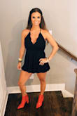 Wore this out in Nashville for a bachelorette party and loved it! It was so comfortable and fit great! - Chondra U.