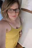 Absolutely loved this. Got a ton of compliments. The stretch in the back and the adjustable straps made it for really well. I'm 5'3" and while it hit more like normal pants on me. It still fit well and I didn't need to get it hemmed. Very happy with this. Didn't get a good full body shot but will post a selfie picture. - Lauren C.