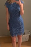 Usually Lulus small size fits me but from reading reviews, I ordered a medium in this dress and was glad I did because I don't like things too tight. Medium fits perfect. Love the dress! - Stephanie I.