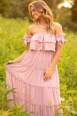 We needed a dress for my daughters senior pictures and this dress was PERFECT! The blush color is very pretty in person, and the dress fit well! - Chloe S.