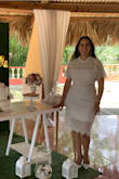 I used this dress for my daughter's baptism, and I loved it, the length, the material. Very please with my purchase. For reference: I'm 5'5" 155lbs, and ordered a size L. It was a little bit loose but I like it that way. - Nicel R.
