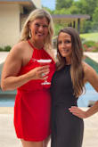 I'm long-waisted with a large chest, so rompers are hard to find.  But with the neckline tying, allows me to tie it just a bit looser and give me the length I need for it to fit.  Love the color, shorts length, and fabric! - Sloane L.
