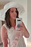 My Made of Honor threw me a high tea bridal shower, this was my dress for the day. - Emily K.