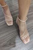 The heels are pretty nice. They fit my feet lengthwise but are a little loose from the sides. They are light in weight. - Yutika S.