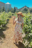 I wore this dress in Sanoma, CA! And it is so adorable! I love the pockets and the material of the dress. It's lightweight but not see-through. Love this! - Hannah M.