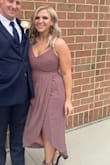 Absolutely loved this dress! Wore it for a wedding and it is so cute. Only thing to keep in mind. It has no give in the bust. So if you are a bit bustier size up, other then it being a tad bit tight on the girls, I loved it and received many compliments. - Taylor H.