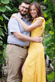 This dress exceeded my expectations; I loved how it looked for my engagement photos. At first I got a small, but it was a little roomy, so I returned it for an XS. I loved the way the bottom moved. The back is gorgeous. I adore this dress! - Sarah L.