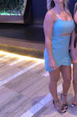 The dress is great! Hits the right spots, but the color is not at all as shown. - Sarah W.