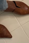 I am very impressed by the comfort of this shoe. I can wear it all day. I especially love the brown color of the shoe; just gorgeous! - Denese C.