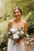 The wedding dress you didn't know you needed! This turned out to be my dream dress for our simple backyard COVID wedding. It felt so elegant, I got so many compliments on it and I loved it more than any of the wedding dresses I tried on at the bridal shops. I couldn't believe the quality for the price of this dress. - Jessica B.