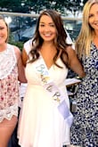 Wore this dress at my bachelorette! It's fun, flirty, and flowy. Runs large so I would size down according to the website measurements. - Sarah B.