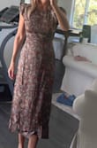 I think it's a Knock off of the reformation dress.  So cute conservative and sexy. - Julietta