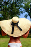 I'm so on the fence on this. The packaging made this hat have creases (I bought 3 different big hats thanks to Ultra Gold).  It is so fun and definitely won't be something everyone has. With that said, I guess I can wear it in my backyard and tie it down if a big wind comes by;)  y'all it's large, but I like surprises and this is just that. - Tracy W.