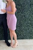 This dress is perfect for a wedding! Fits true to size and the color is beautiful. - Kelsey B.