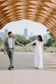 Wore it for my engagement photoshoot and absolutely adored it! I did have to get the length trimmed as it was long for me but the rest of the fit was great. - Srishti N.