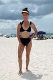 I recently underwent surgery to have breast implants removed and it's been an interesting quest trying to find a top that I loved. THIS WAS DEFINITELY IT!! It's comfortable and flattering and I think the ruffle detail on the straps makes the whole suit. I ordered it in the black and the mauve and loved them both! - Lindsey